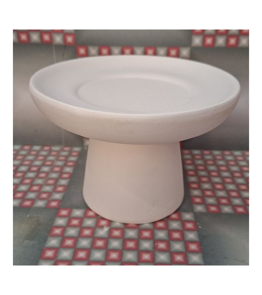 Candle Holder Wachs ø 14, H 9 cm