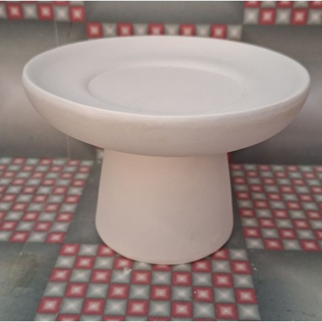 Candle Holder Wachs ø 14, H 9 cm