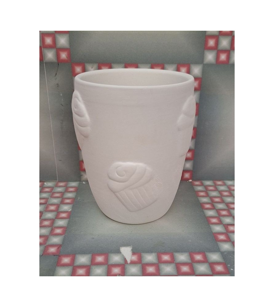 Cupcake Relief Mug ø 7,5, H 10 cm, 200 ml